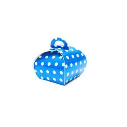 Confectionery Boxes- Made with Recycled Material- Blue Color or Polkadot